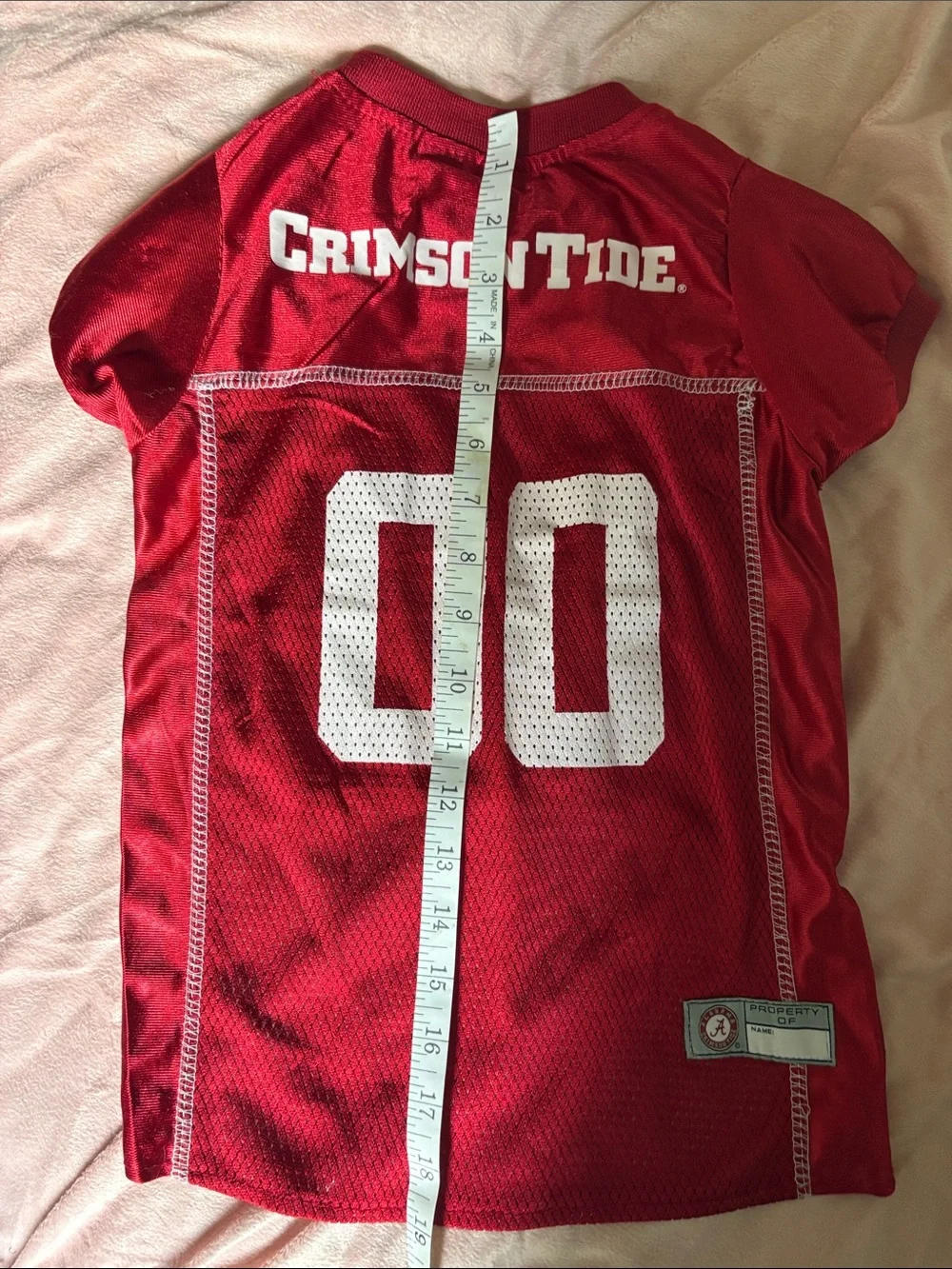 Pets First Red Alabama Pet Jersey